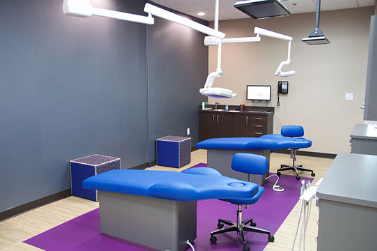 photo of one of our pediatric dental treatment areas